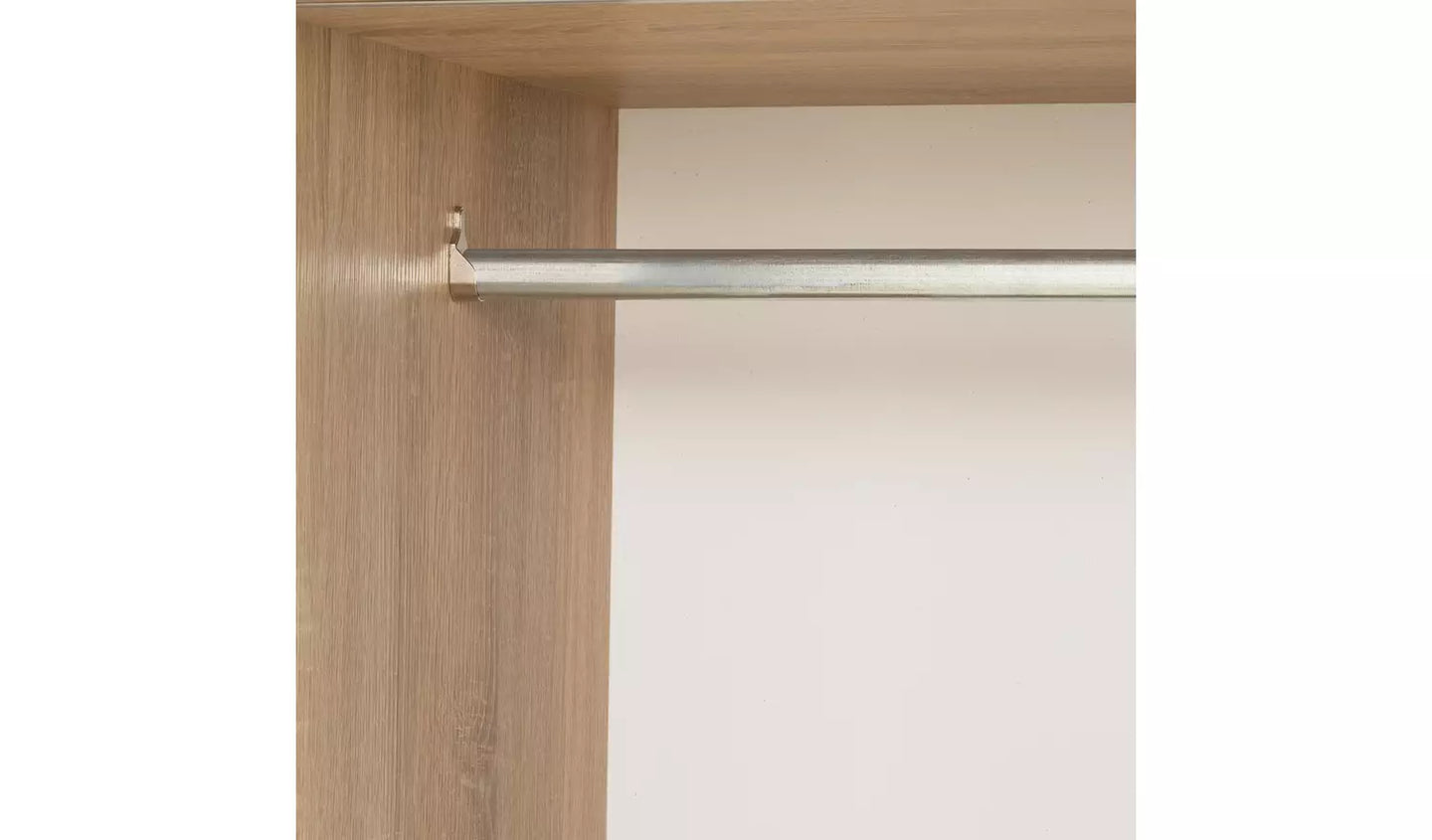 Nova 2 Door Sliding Wardrobe - Oak